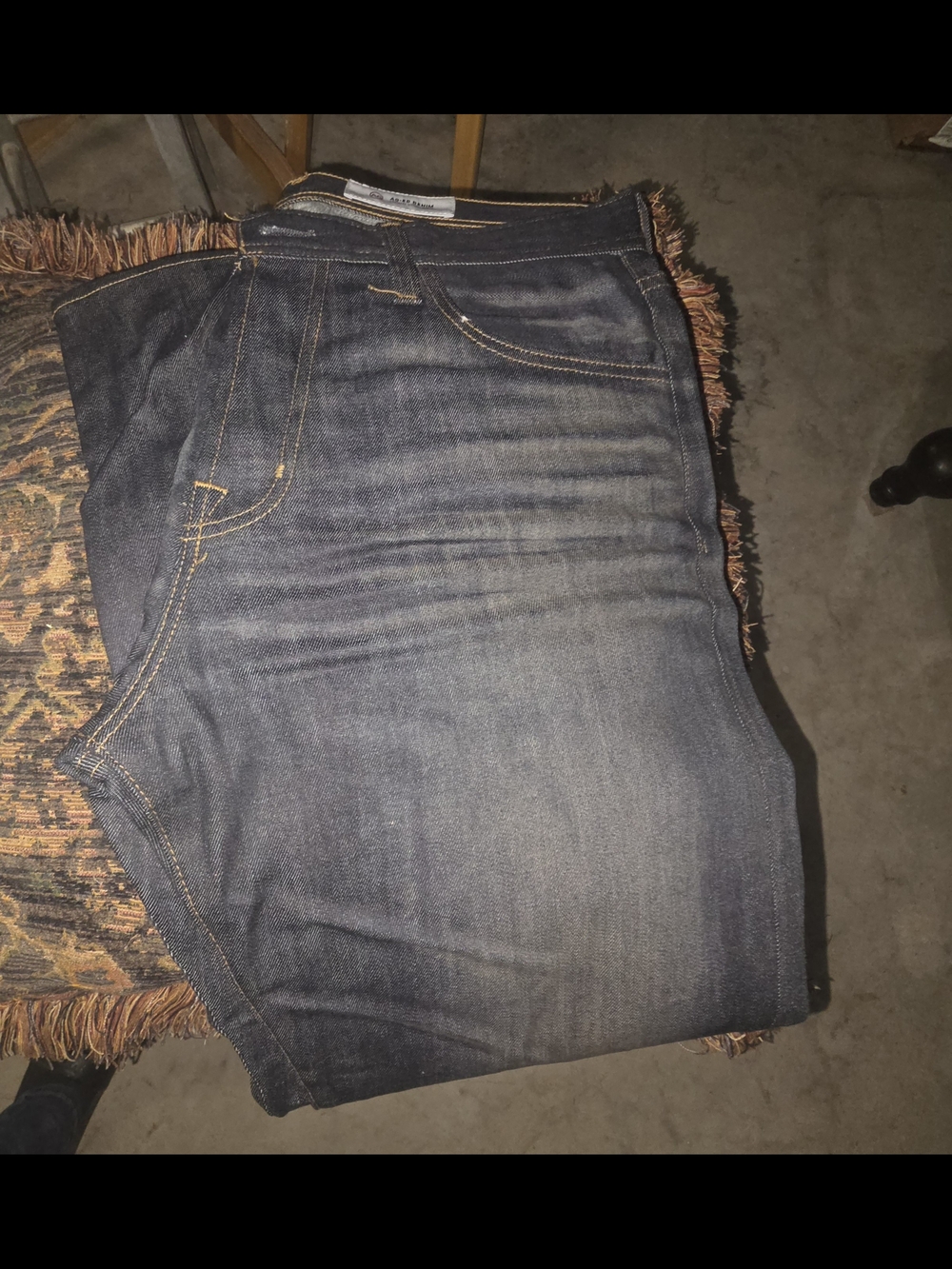 Ag Adriano Goldschmied Men's Dark Blue Relaxed Fit Jeans 32x30